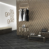 Porcelanico Diamond Waves Gold