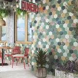 Porcelanico Hex Nouveau Green